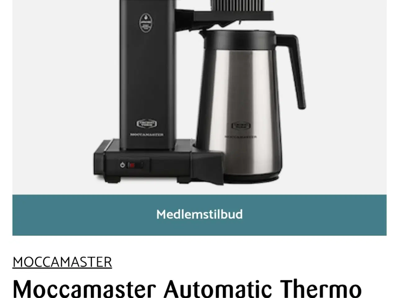 Billede 2 - Super Moccamaster Thermo 