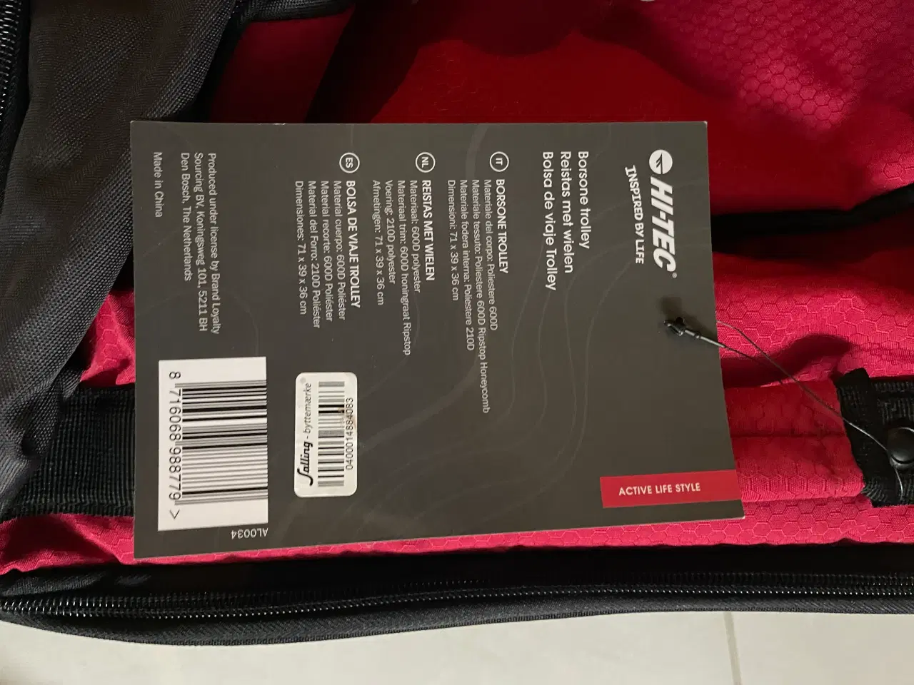 Billede 6 - Fugle Trolley/ rejsekuffert-taske med hjul