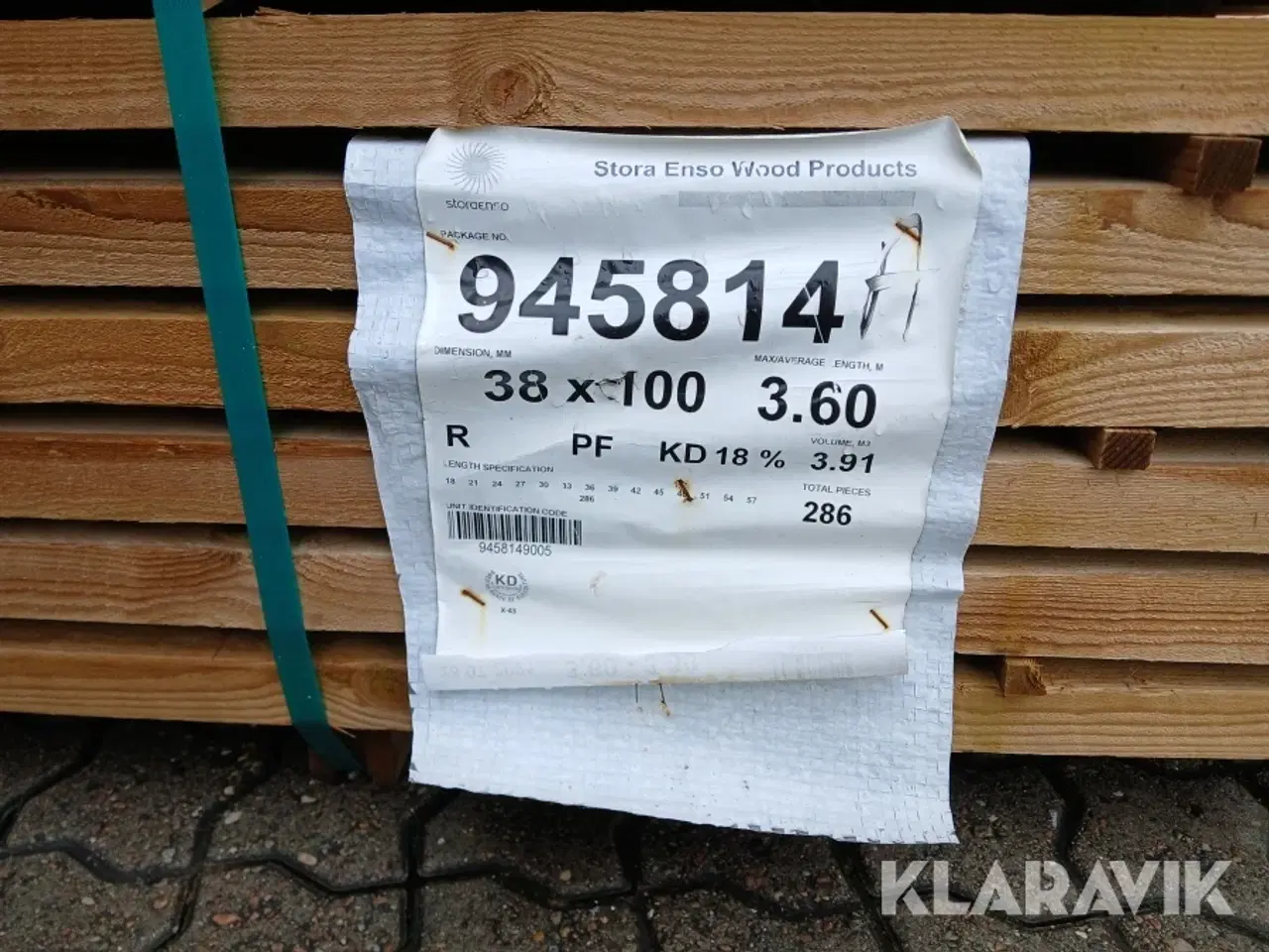 Billede 3 - Trykimprægneret reglar/planker kvinta tryk