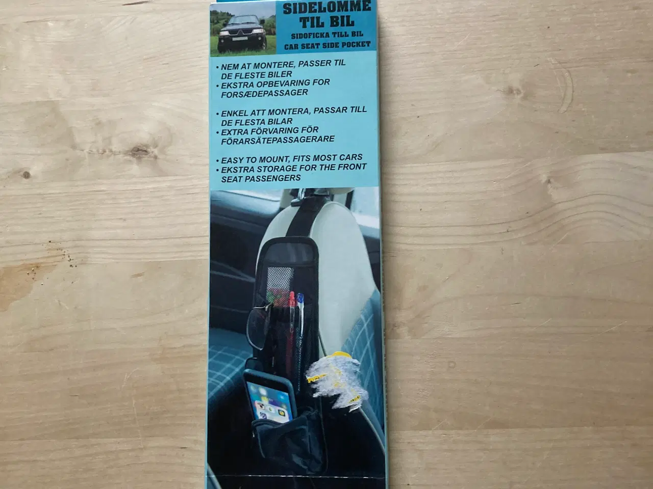 Billede 1 - Sidelomme til bilens forsæder