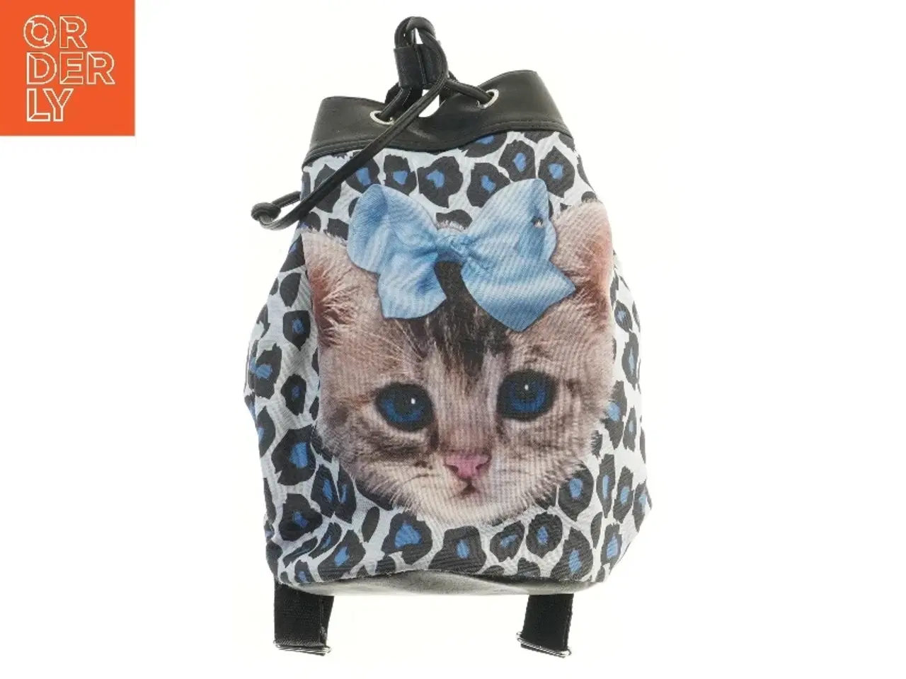 Billede 1 - Rygsæk med kattemotiv fra Muligvis ukendt (str. 34x24 cm)