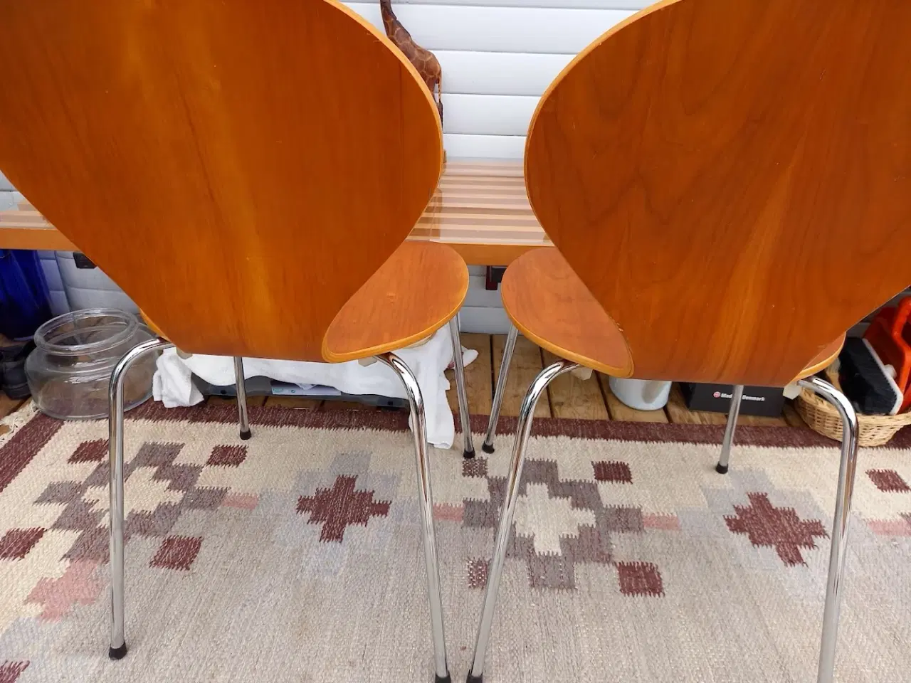 Billede 7 - 2 stk designer stabelstole. 