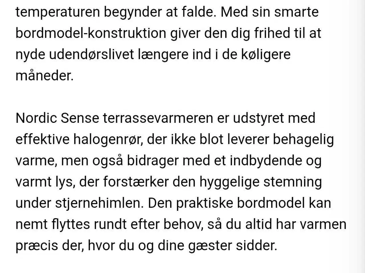 Billede 5 - Terrassevarmer bordmodel