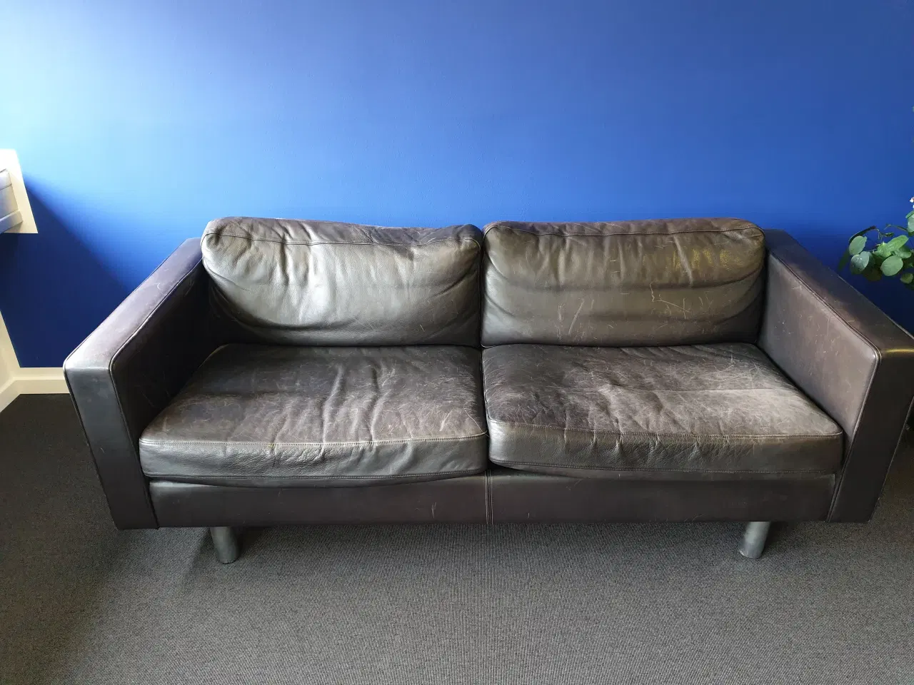 Billede 1 - Sofa læder