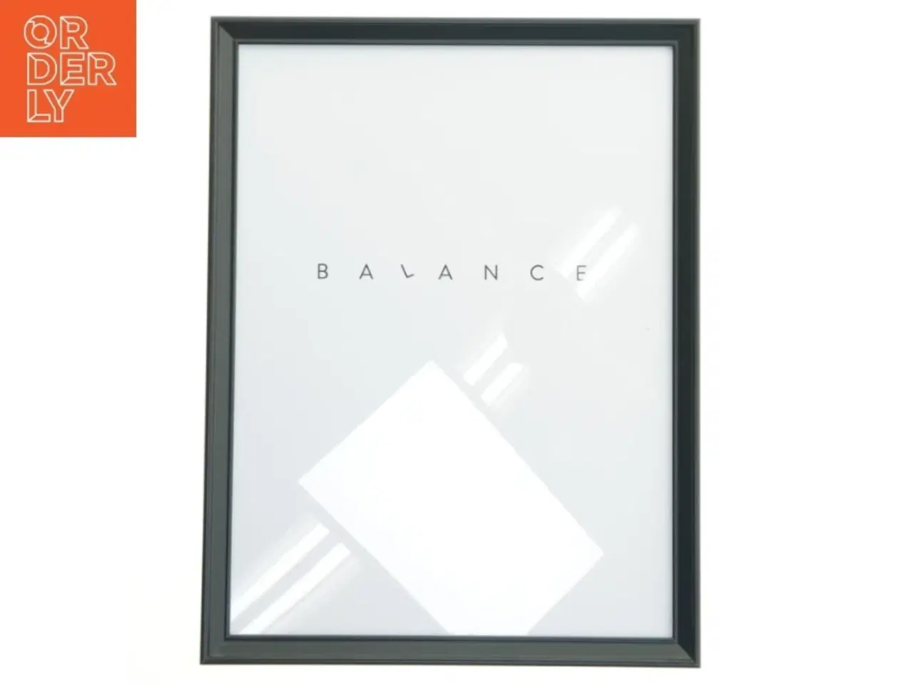 Billede 1 - Balance plakat i ramme fra IKEA (str. 42,5x32,5 cm)