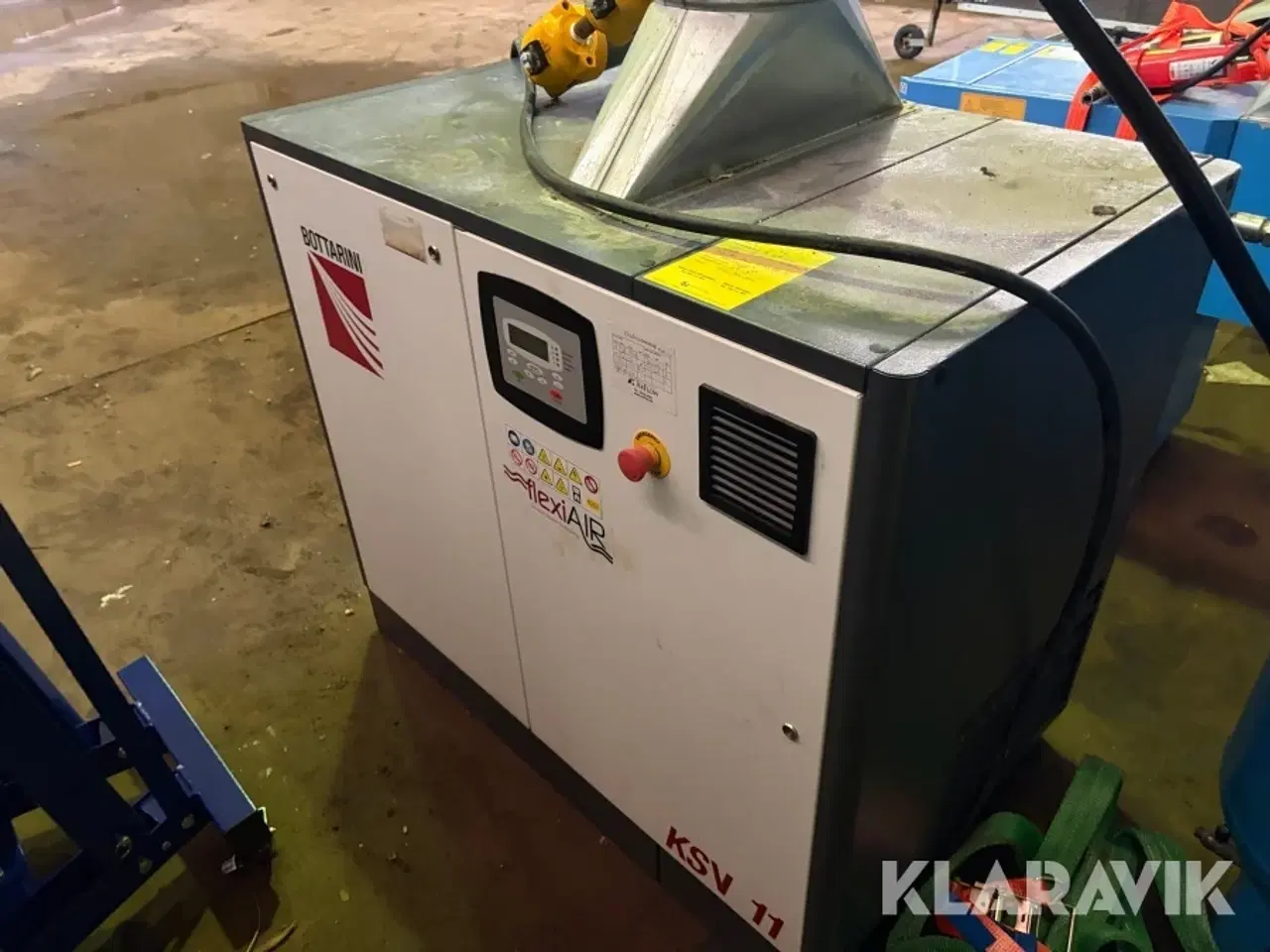 Billede 11 - Skruekompressor Bottarina KSV 11 med tank og filter