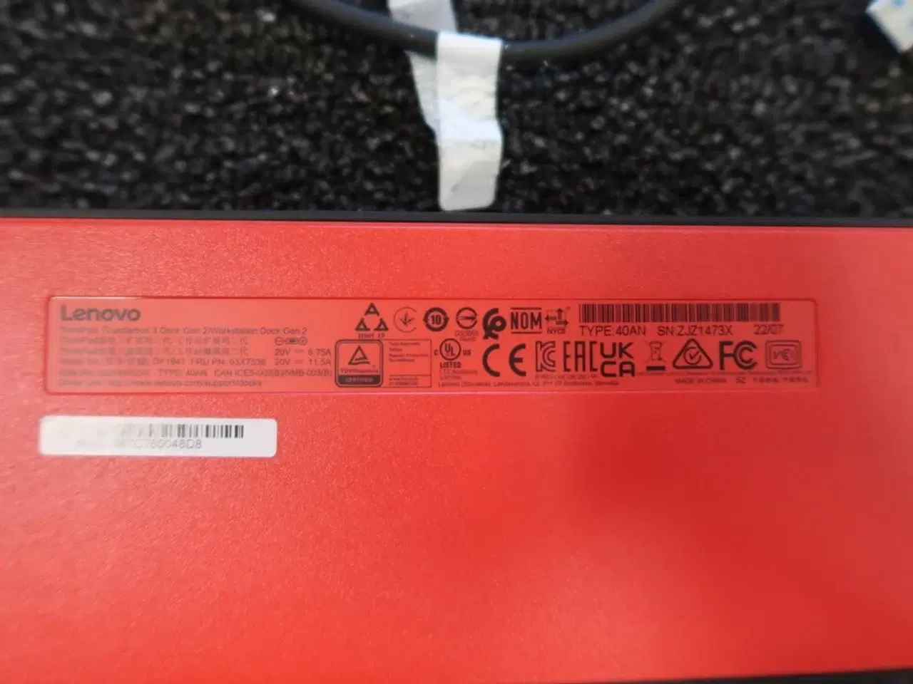 Billede 2 - Lenovo ThinkPad Thunderbolt 3 Gen 2 dock 40AN