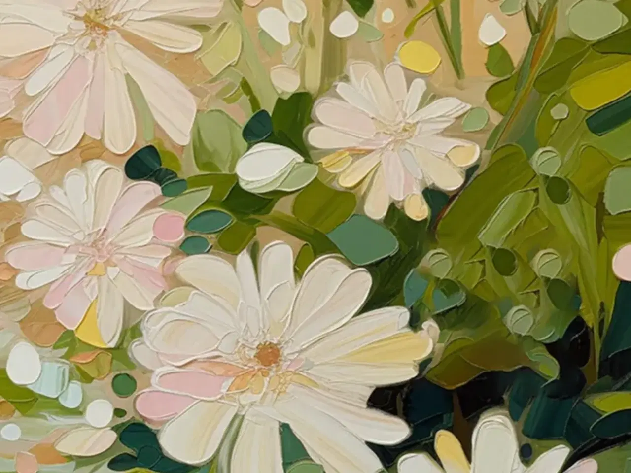 Billede 3 - Stort maleri 95 x 150 cm (Gratis levering)