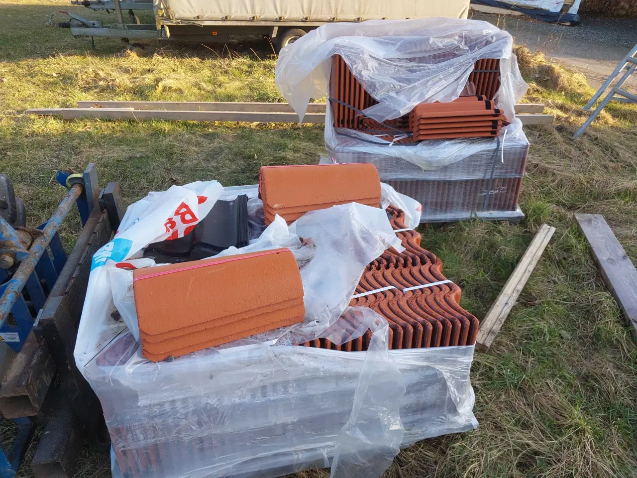 Billede 2 - B&C Danflock Classic tagsten rød