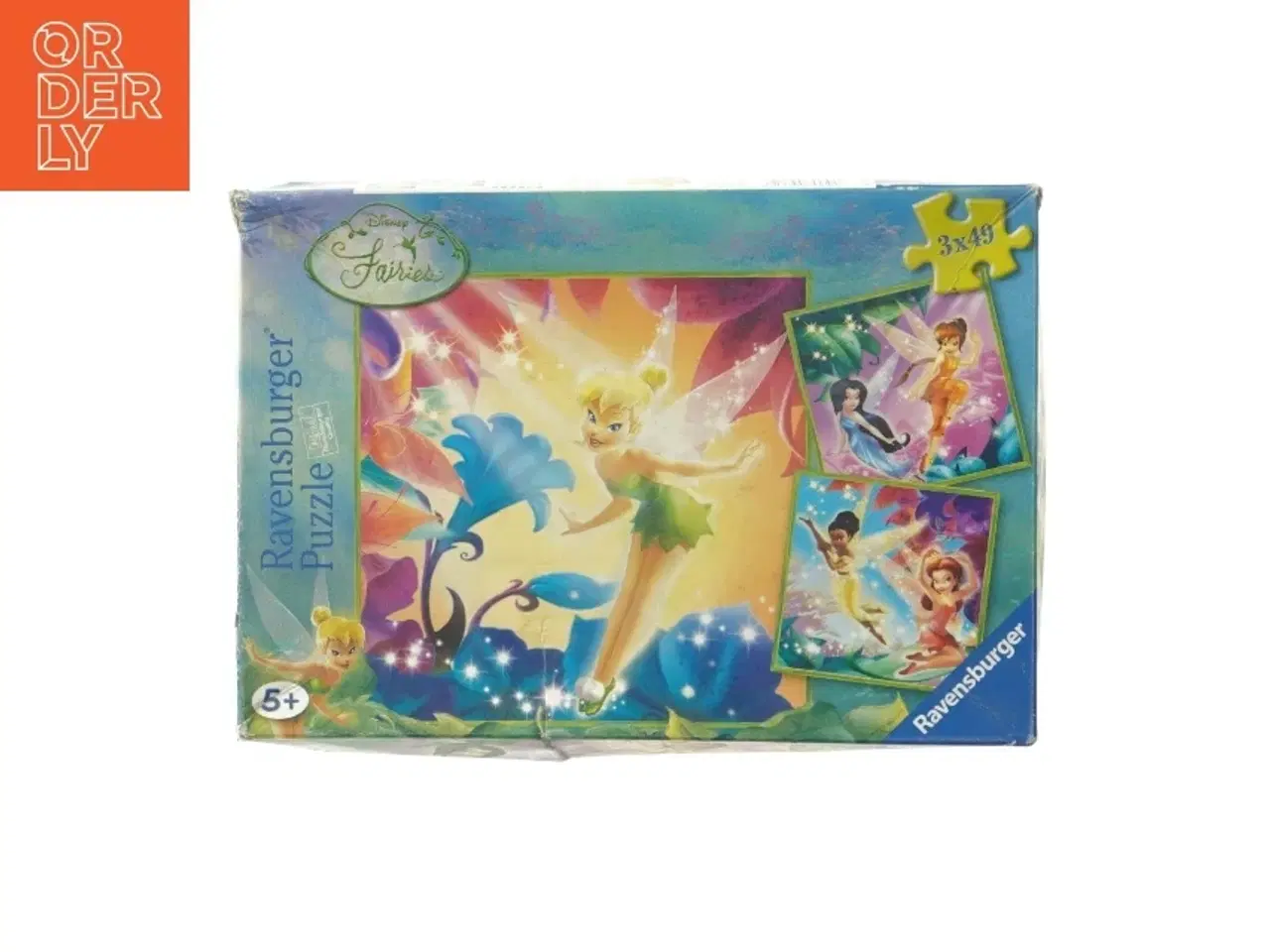 Billede 1 - Disney Fairies puslespil fra Disney (str. 3 x 49 brikker)