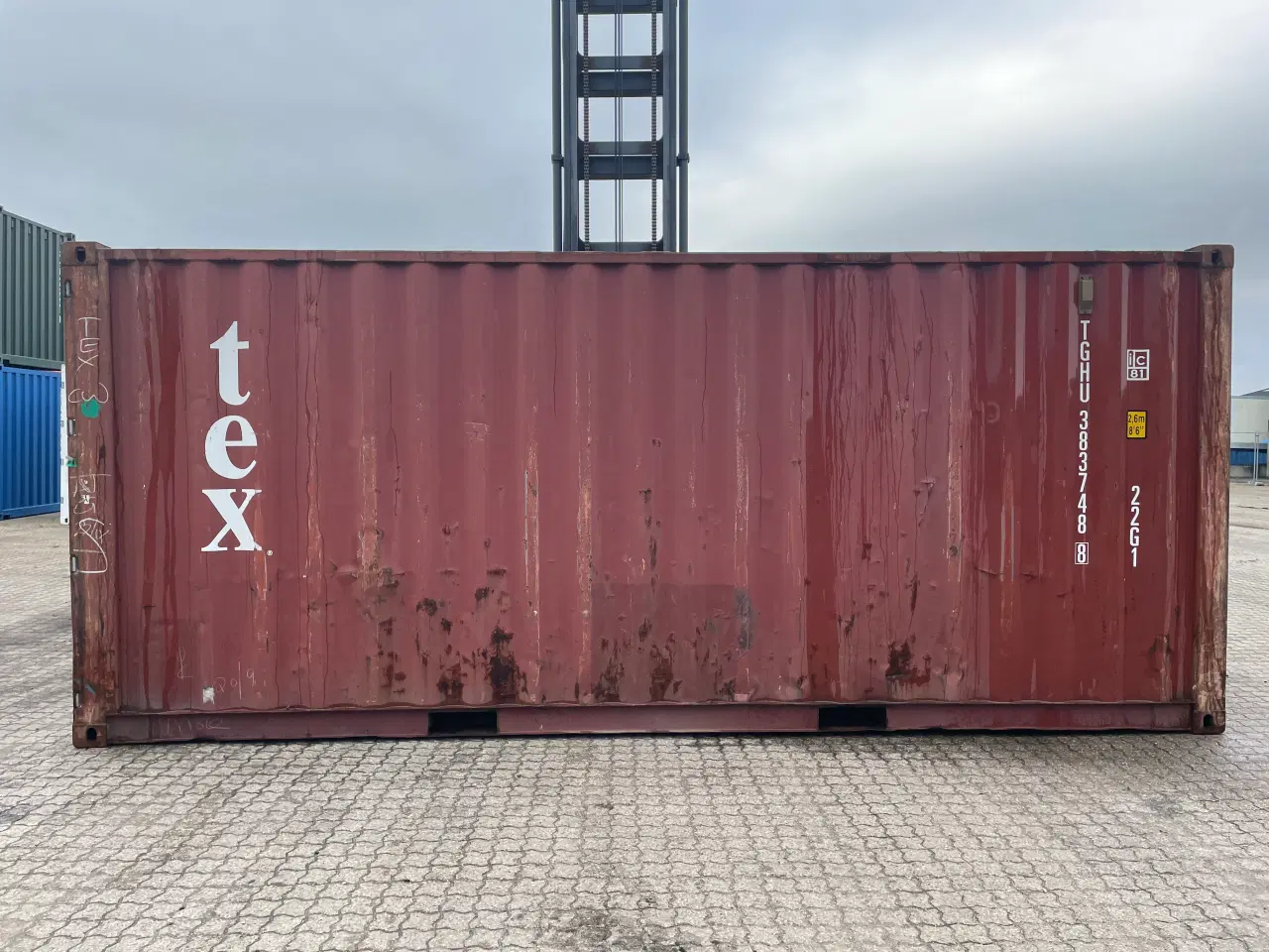 Billede 3 - 20 fods Container- ID: TGHU 383748-8