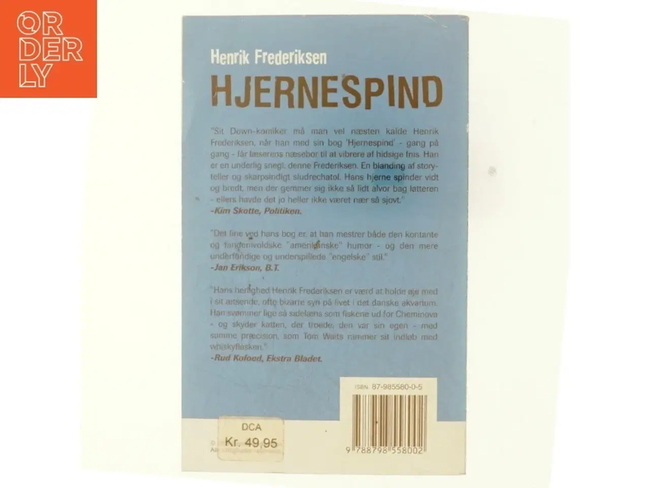 Billede 2 - Hjernespind af Henrik Frederiksen (Bog)