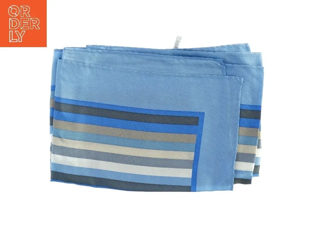 Billede 1 - Stribet silketørklæde fra Bison Club (str. 25 x 160)