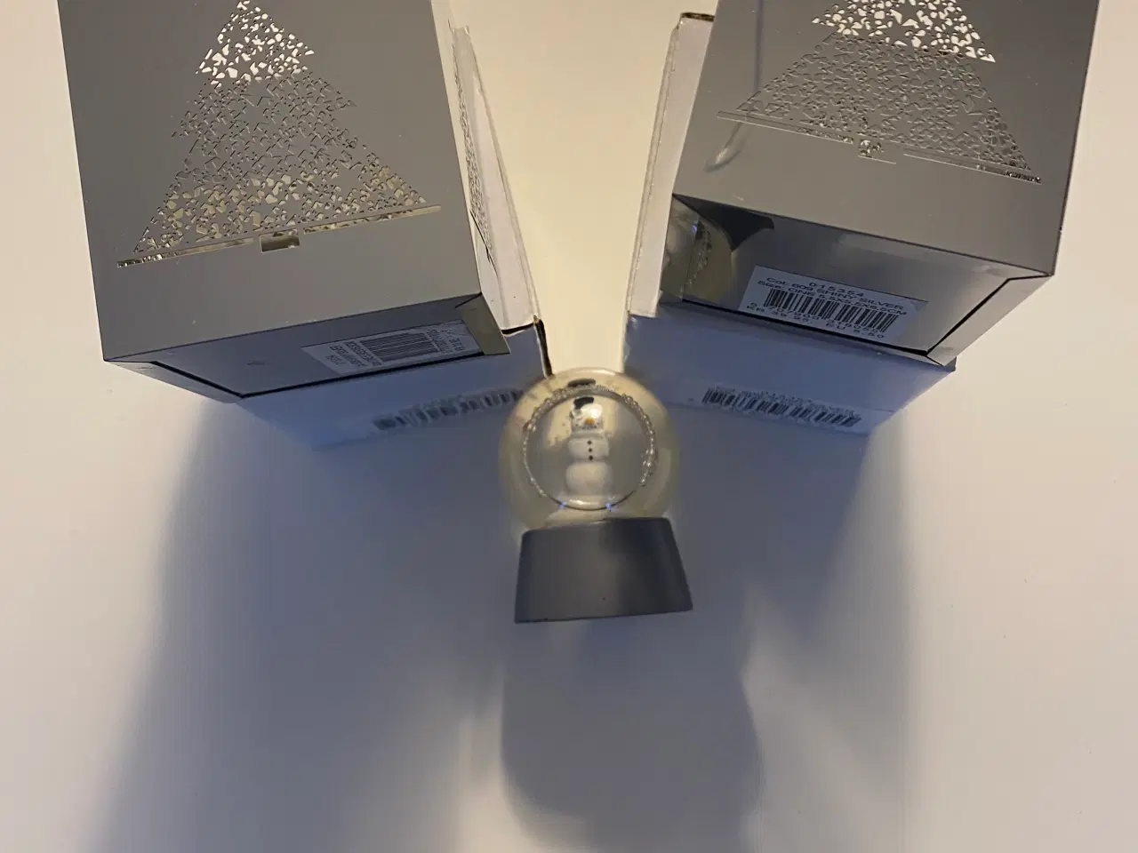 Billede 1 - Fyrfadsstager/snemand 3 stk