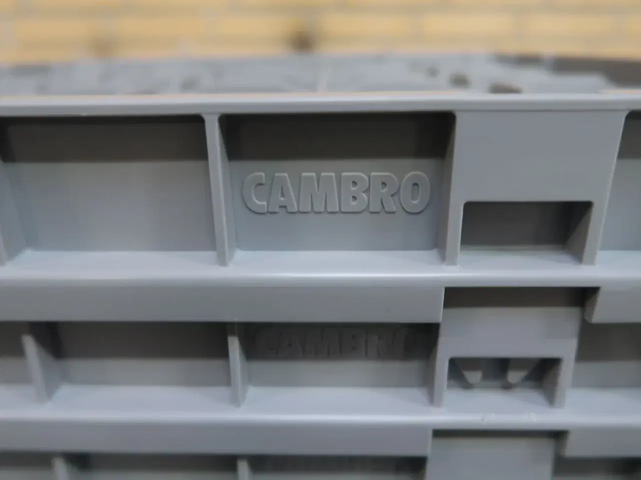 Billede 5 - Lav kurvevogn med 8 stk. opvaskebakker