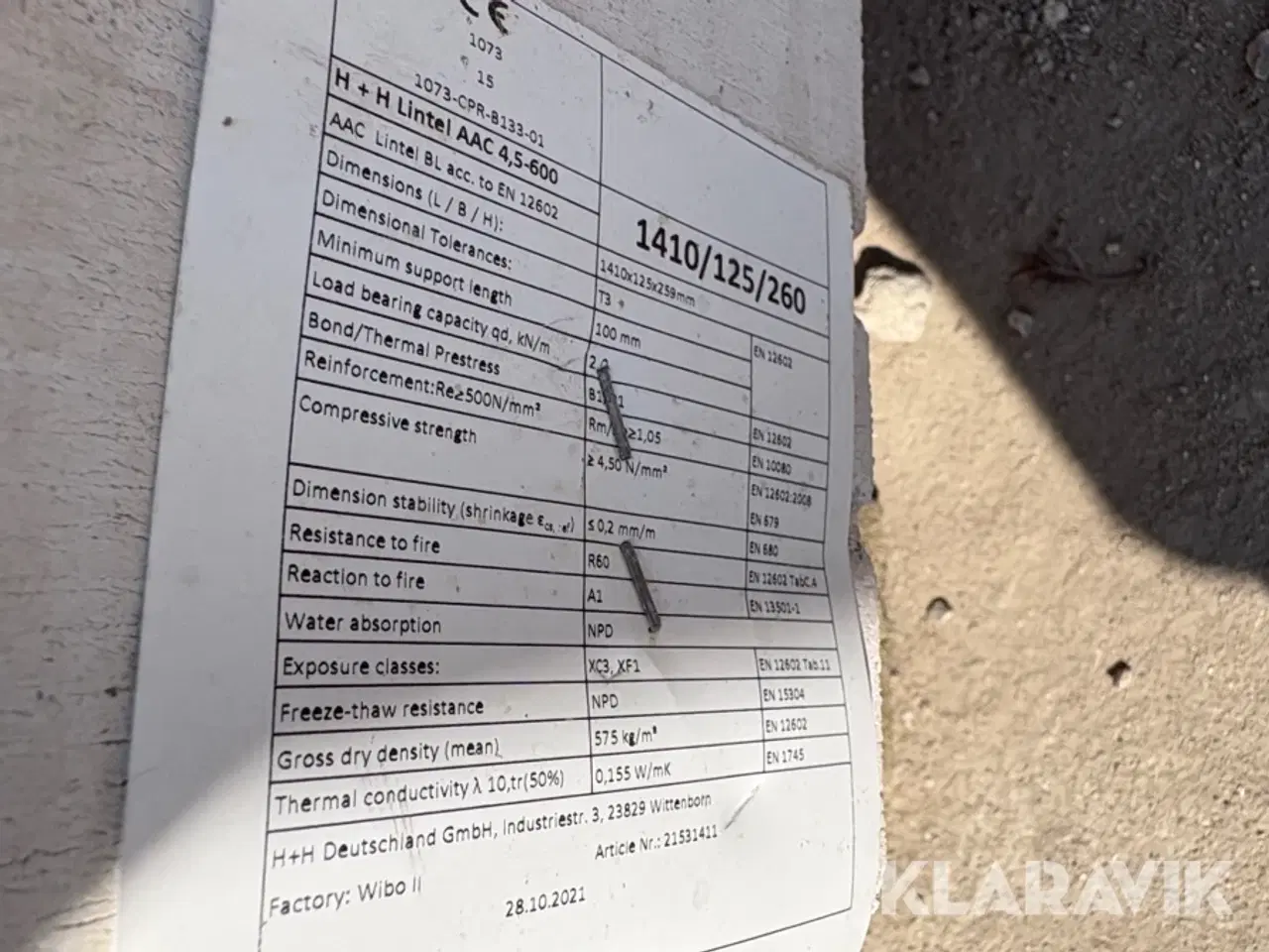 Billede 9 - Gasbeton blokke - 3 styk