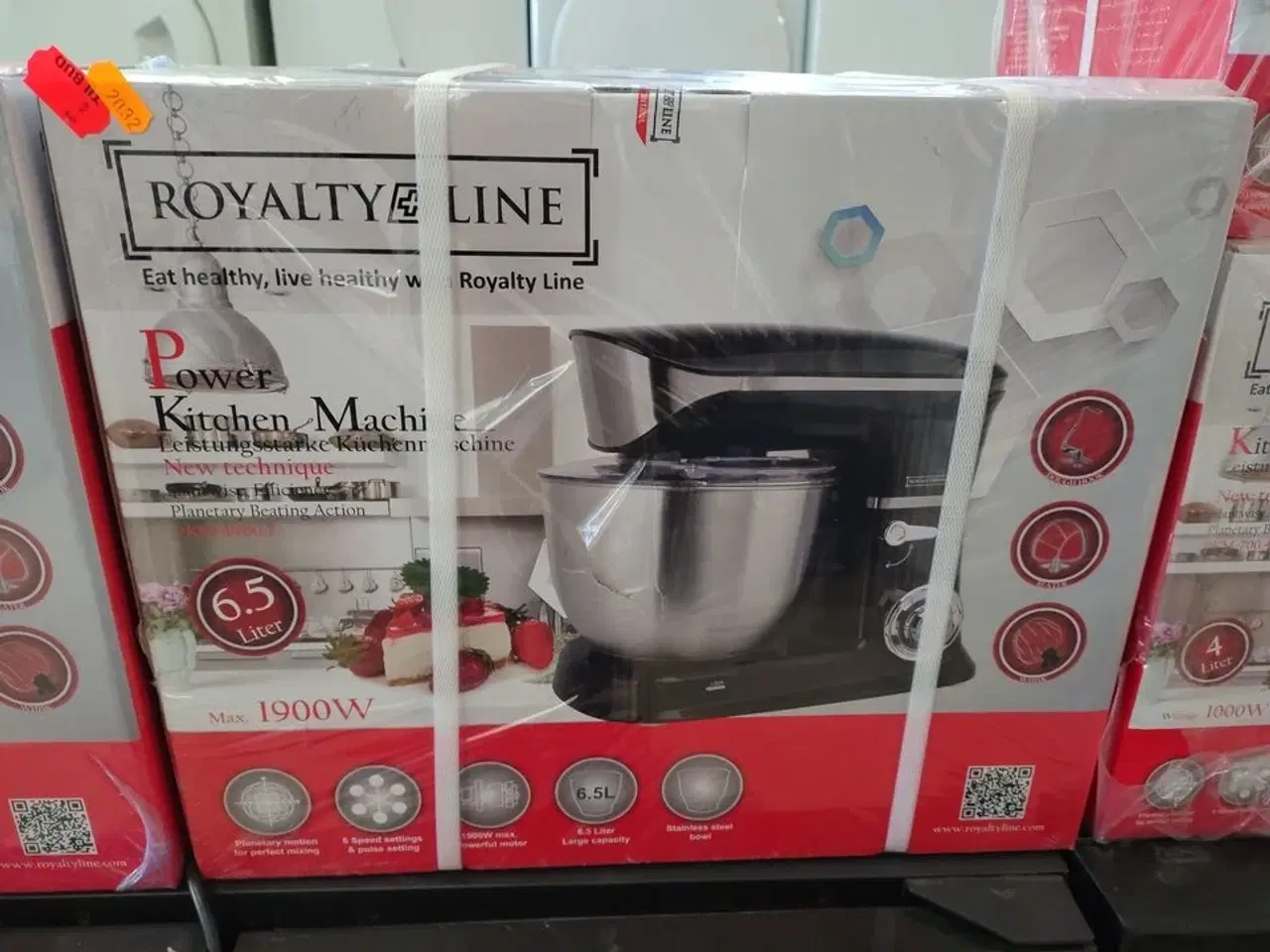 Billede 2 - Køkkenmaskine, ubrugt ROYALTY LINE  1900W