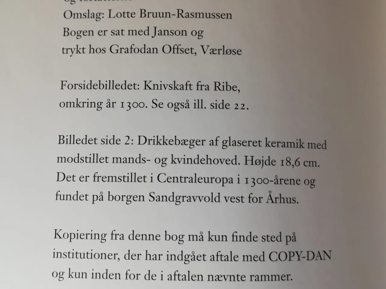 Billede 2 - Dagligliv i Danmarks middelalder, Else Roesdahl   