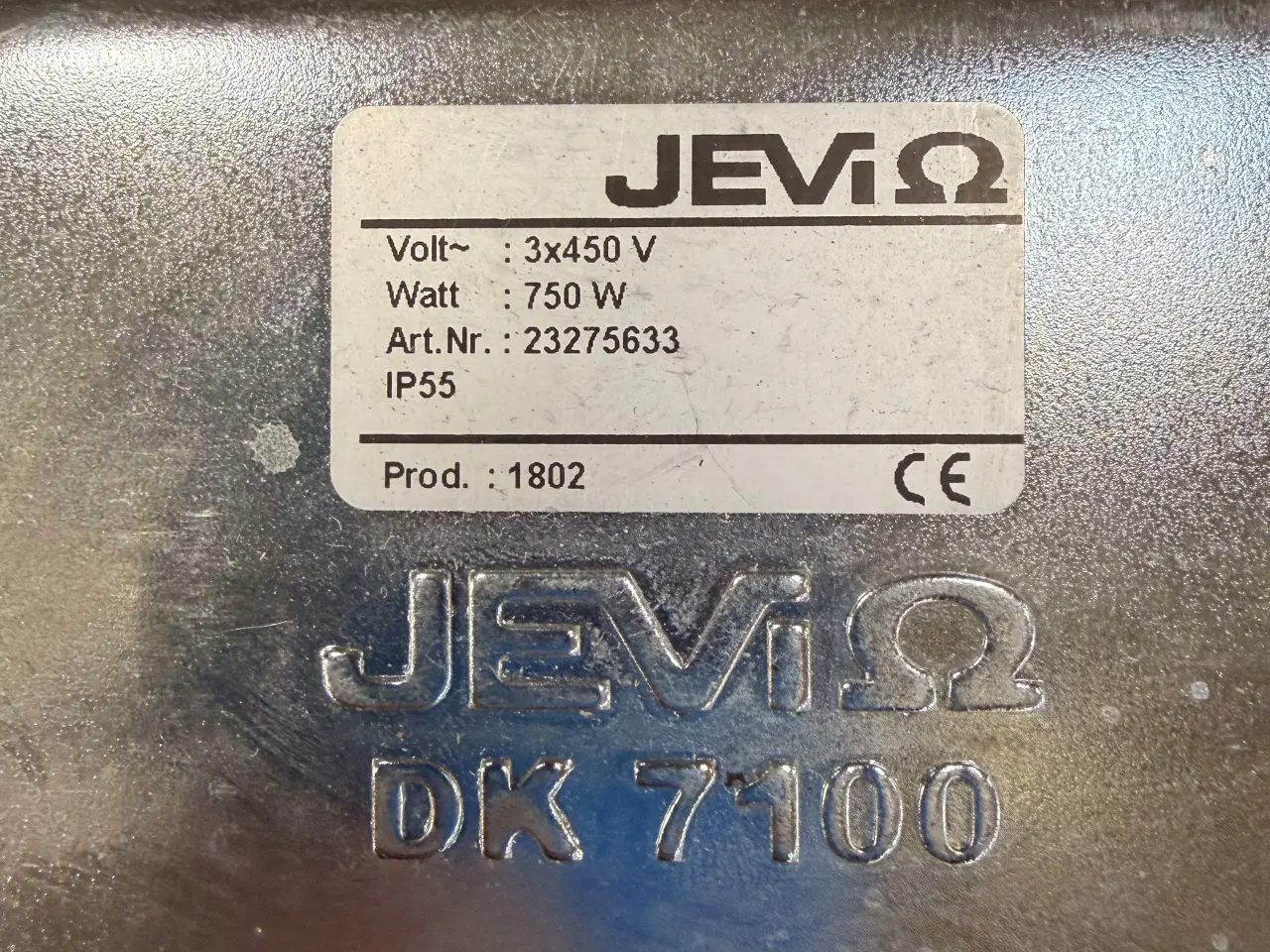 Billede 2 - 3 stk Varmepatroner / varmelegemer samt thermostat