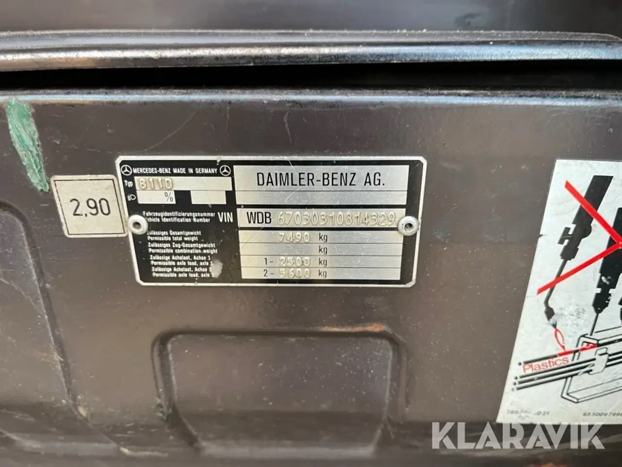 Billede 6 - Ladbil Mercedes-Benz 811D