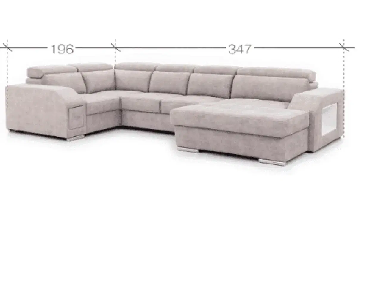 Billede 13 - TAYRON HJØRNESOFA U  350x200