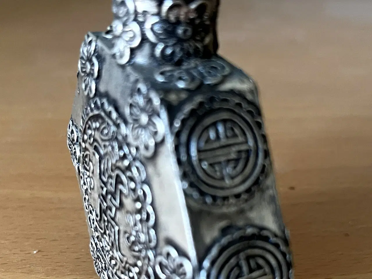 Billede 2 - Opiumsflaske /duftflaske  metal - langt liv symbol