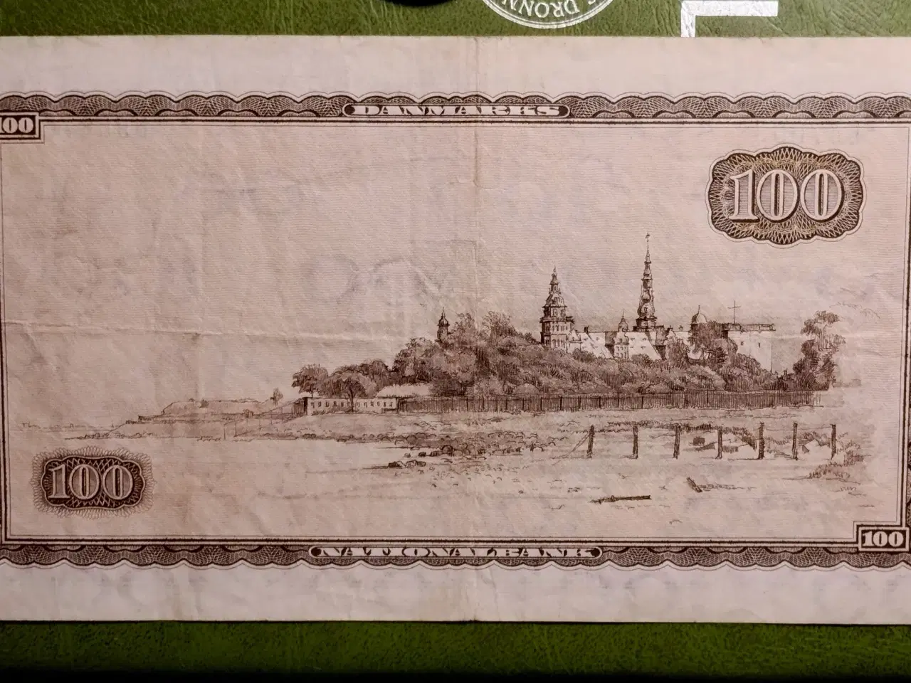 Billede 2 - 100 KRONE 1970 0J H C ØRSTED Erstatningsseddel