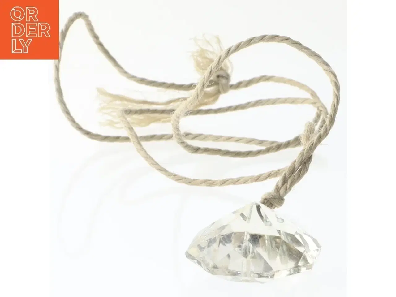 Billede 4 - Krystal vedhæng med snor (str. Ø 2,5 og 50 cm)