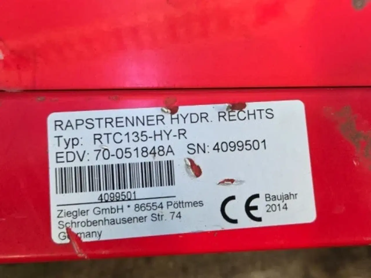 Billede 18 - Ziegler RTC135 Sidekniv