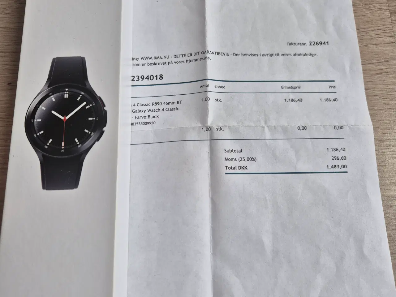 Billede 2 - Samsung Galaxy Smartwatch4 Classic R890 46mm
