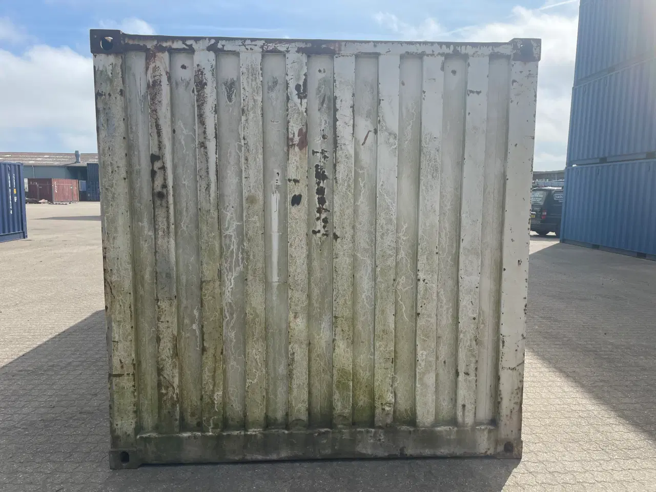 Billede 4 - 20 fods Container- ID: Hvid container US2
