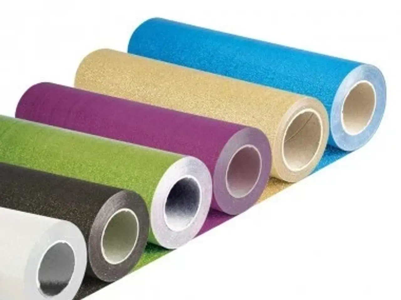 Billede 1 - Chemica Bling Bling - Light Blue, Yellow Gold, Black Gold, Cherry, Kiwi, Pearl - tekstil folie