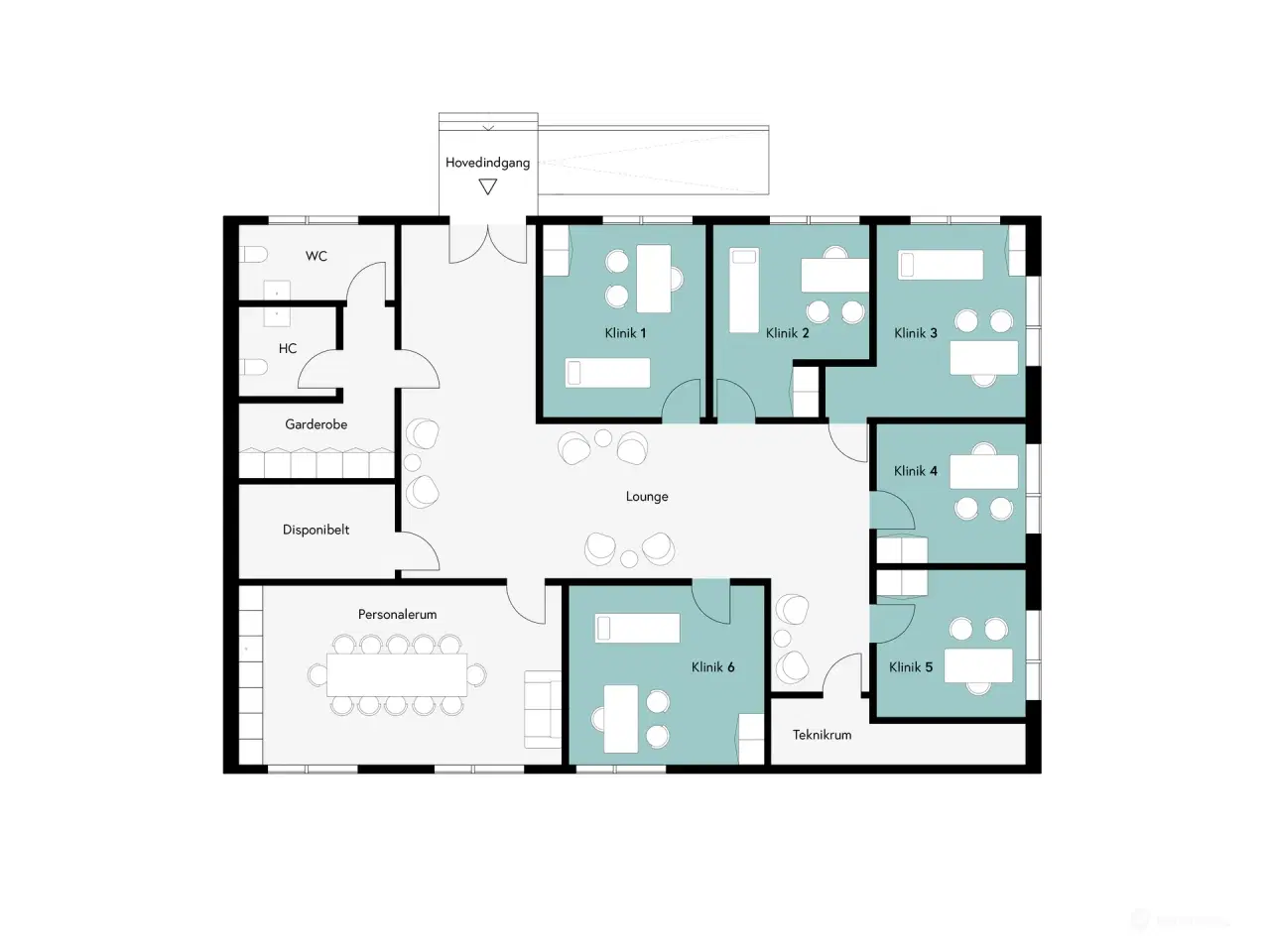 Billede 20 - Klinikfællesskab på Hjertingvej 13 i Varde - Klinik 2