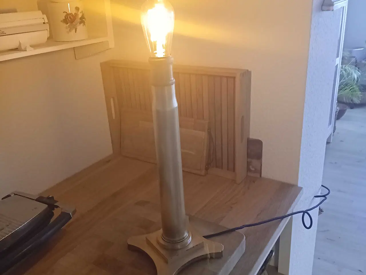 Billede 2 - Kæmpe patron hylster lavet til lampe