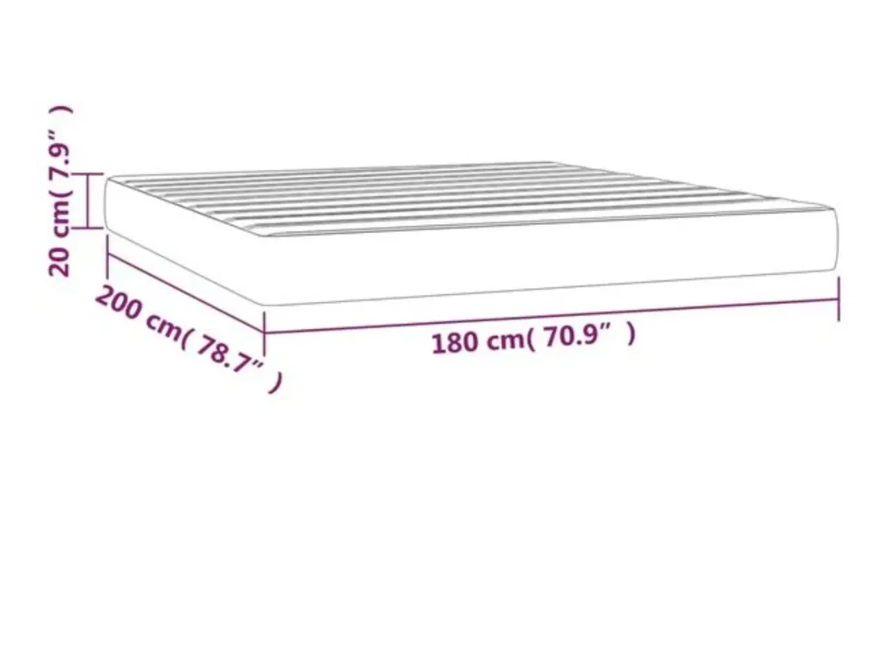 Billede 6 - Helt ny springmadrs