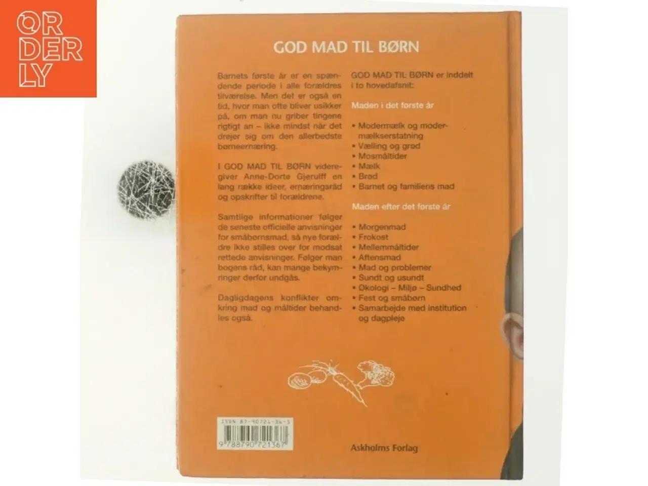 Billede 3 - God mad til børn : fra fødsel til skolealder af Anne-Dorte Gjerulff (Bog)