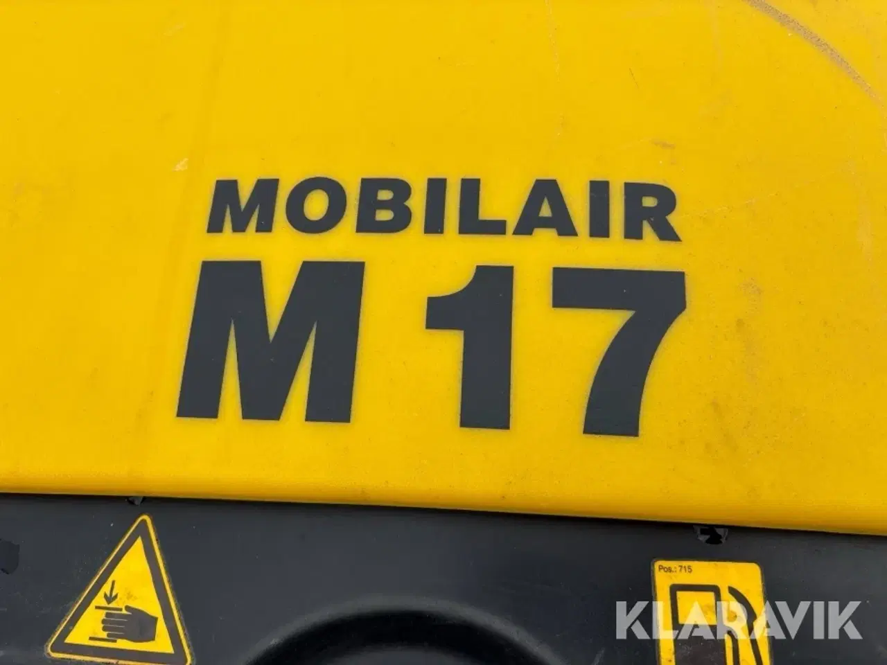 Billede 5 - Mobil kompressor Kaeser M17 med udtræksplatform