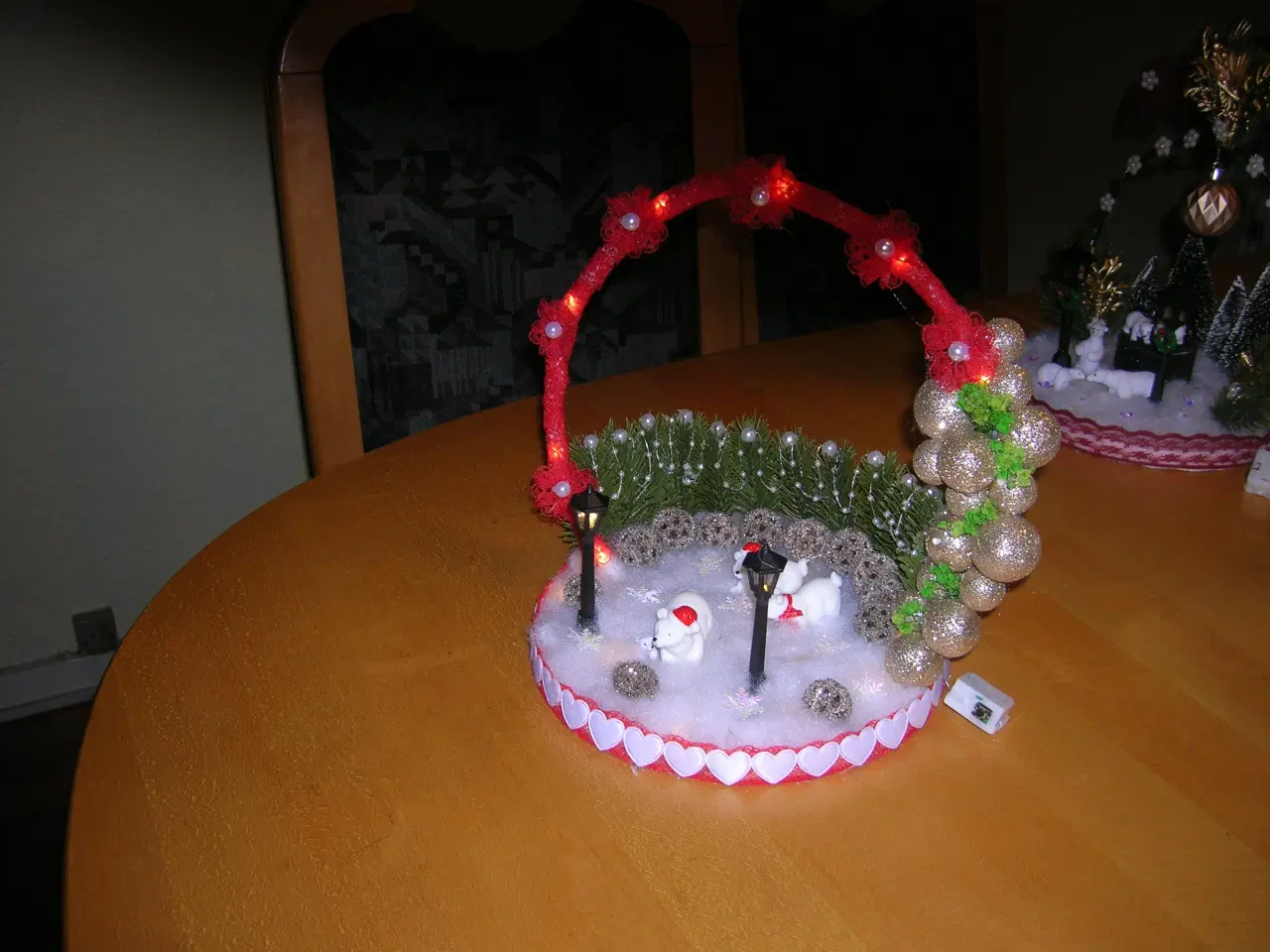 Billede 1 - jule dekration hjemlavet