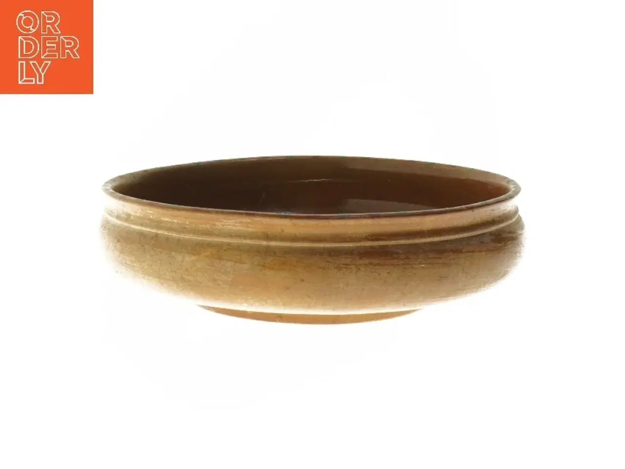 Billede 2 - Dekorativ skål med blomsterdesign (str. Ø 21,5 cm)