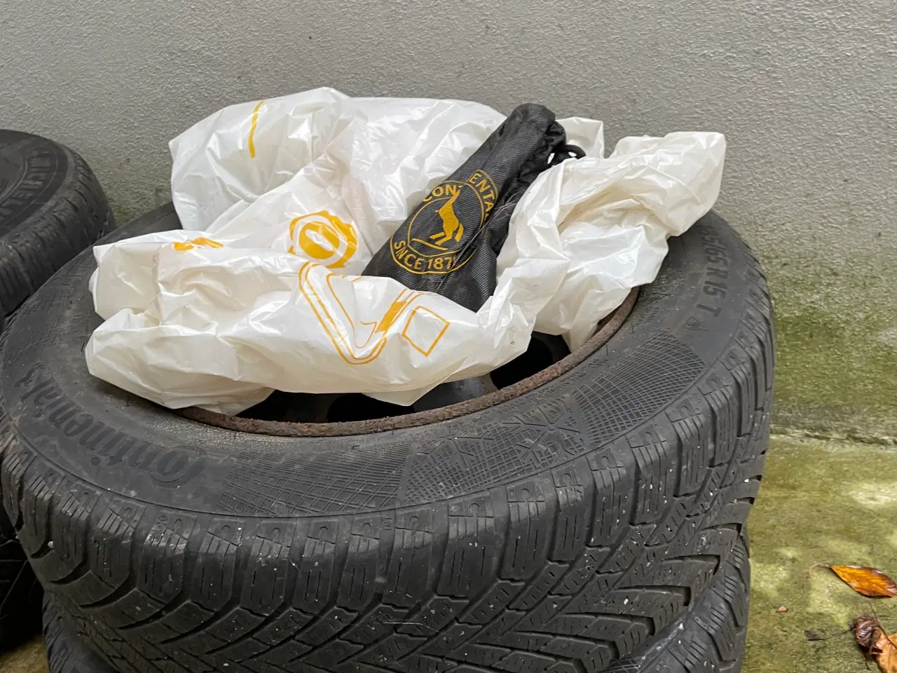 Billede 1 - 4 stk. stålfælge med vinterdæk