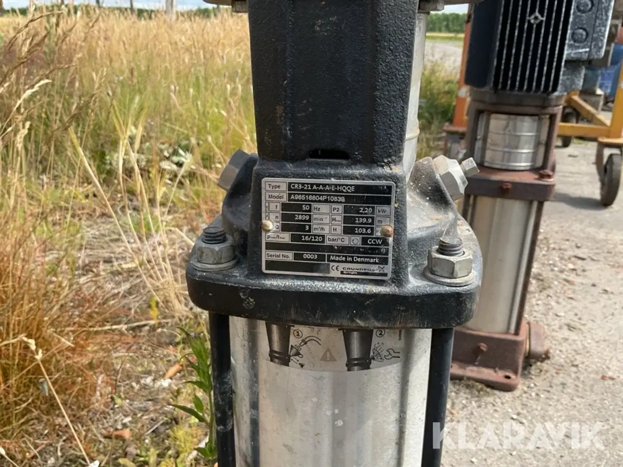 Billede 6 - Dykpumpe Grundfos CR3-21 , 2,2kW
