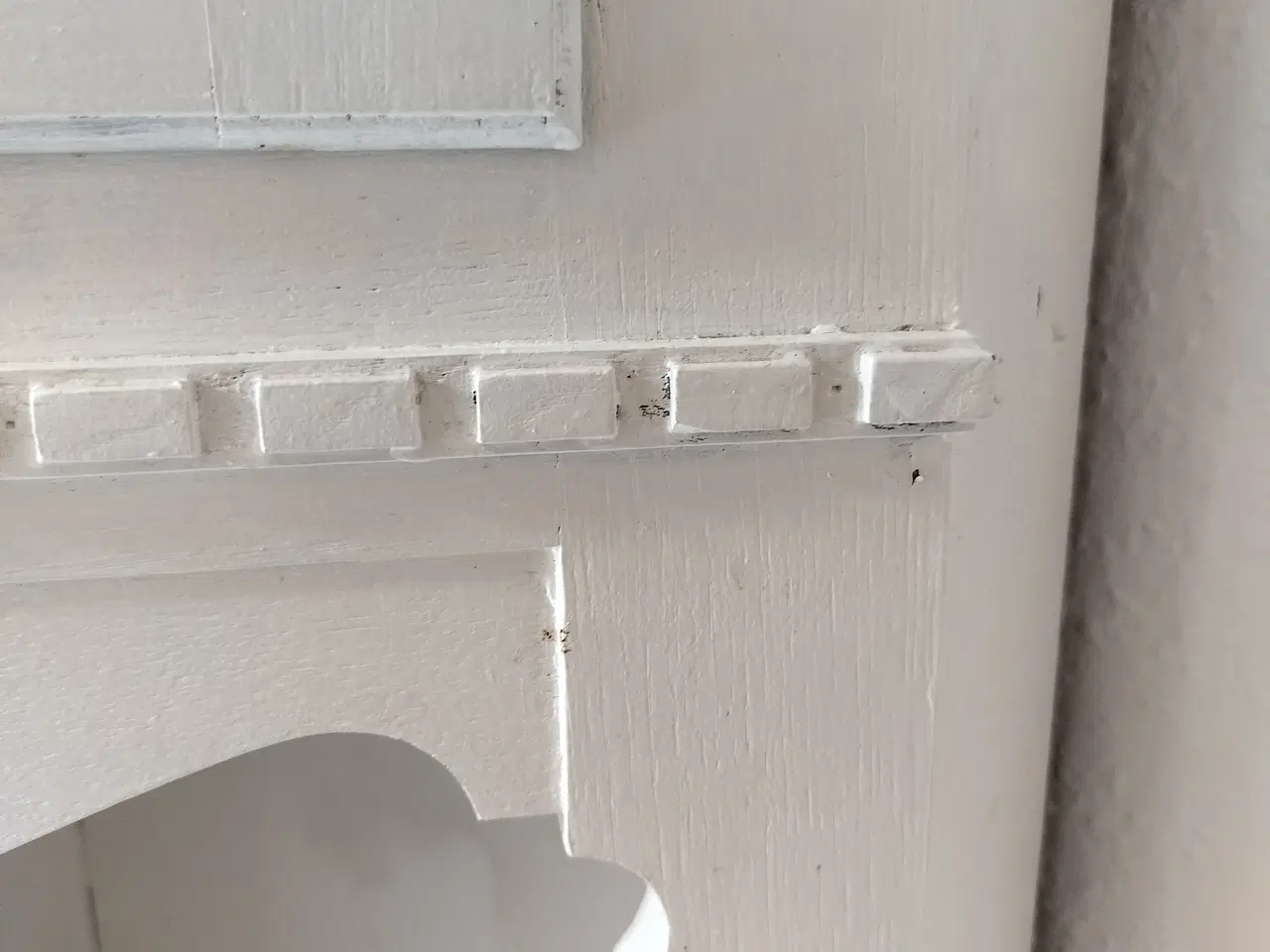 Billede 4 - Romantic elegant white cabinet - Vitrineskab hvid