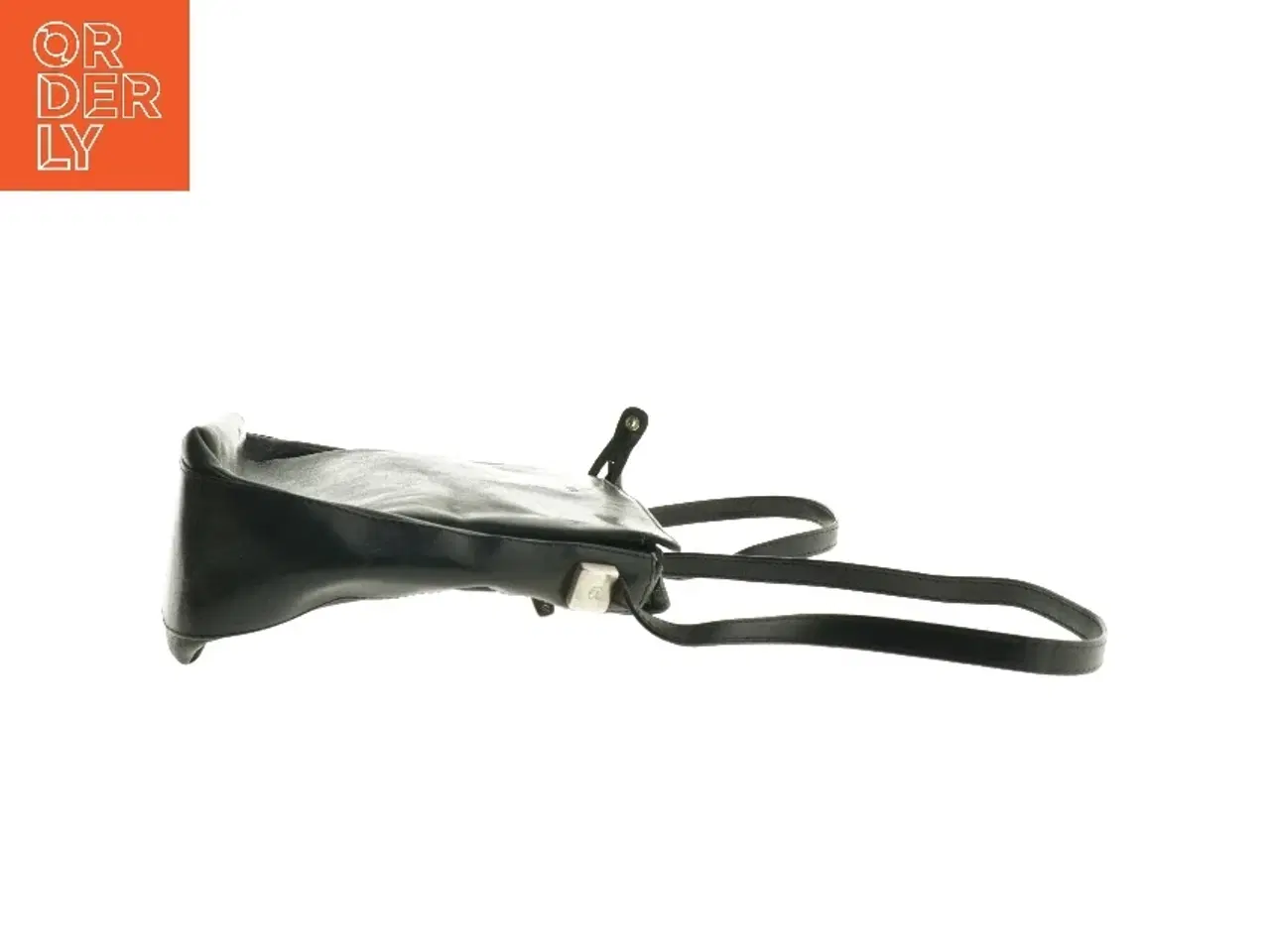 Billede 3 - Sort skuldertaske i læder fra Adax (str. 31 x 26 cm)