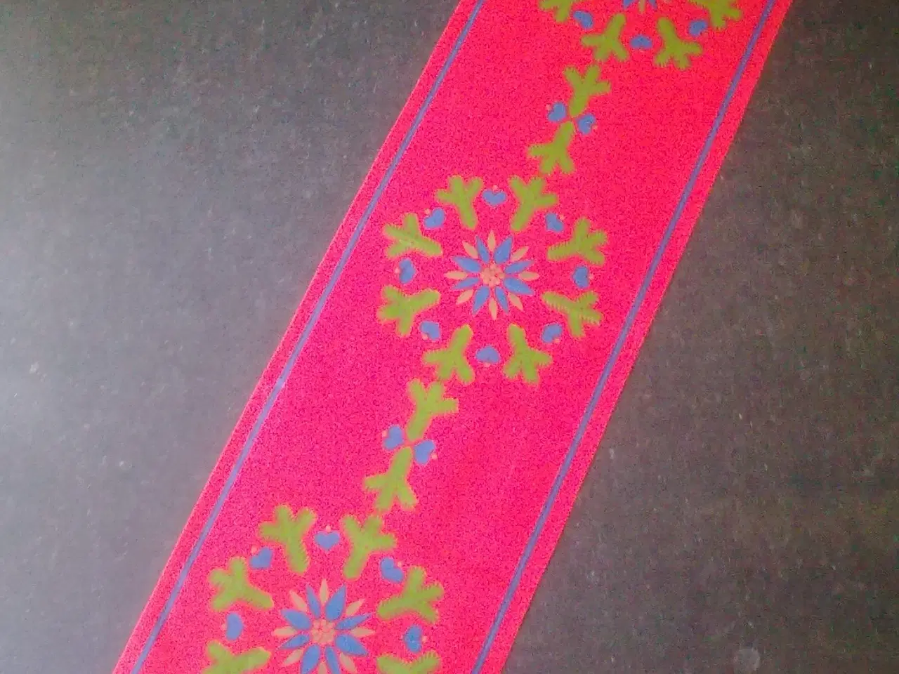 Billede 2 - Juleløber tekstil print svensk RETRO bred lysedug 