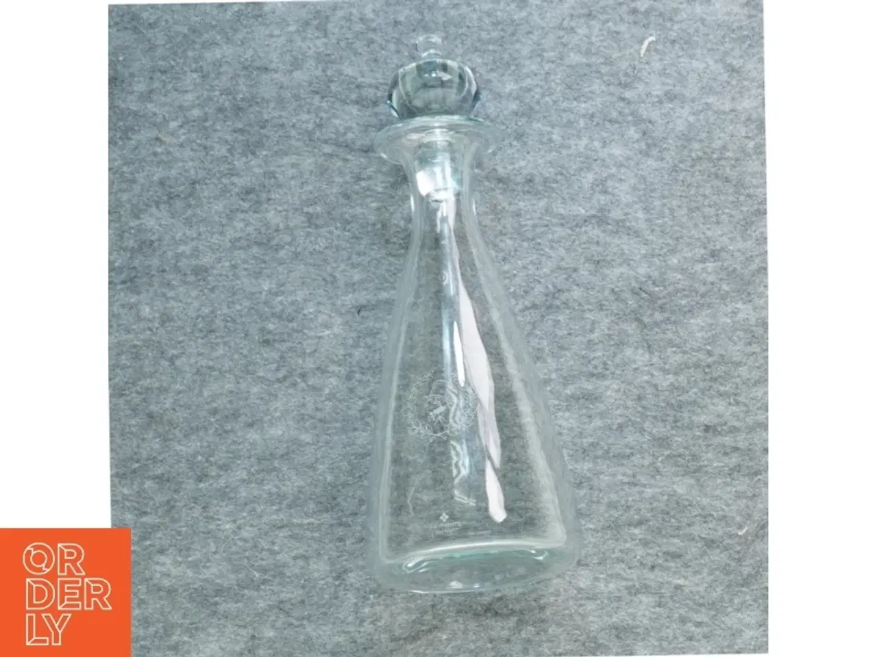 Billede 1 - Glas karaffel fra Holmegaard (str. 29 x 11 cm)