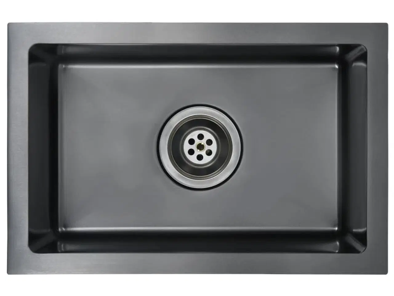 Billede 2 - Håndlavet køkkenvask rustfrit stål sort