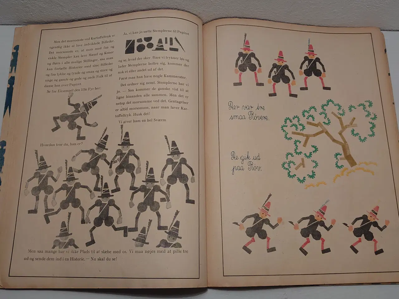 Billede 5 - Birkedal Nielsen:Jeg laver Kartoffeltryk. Før 1948