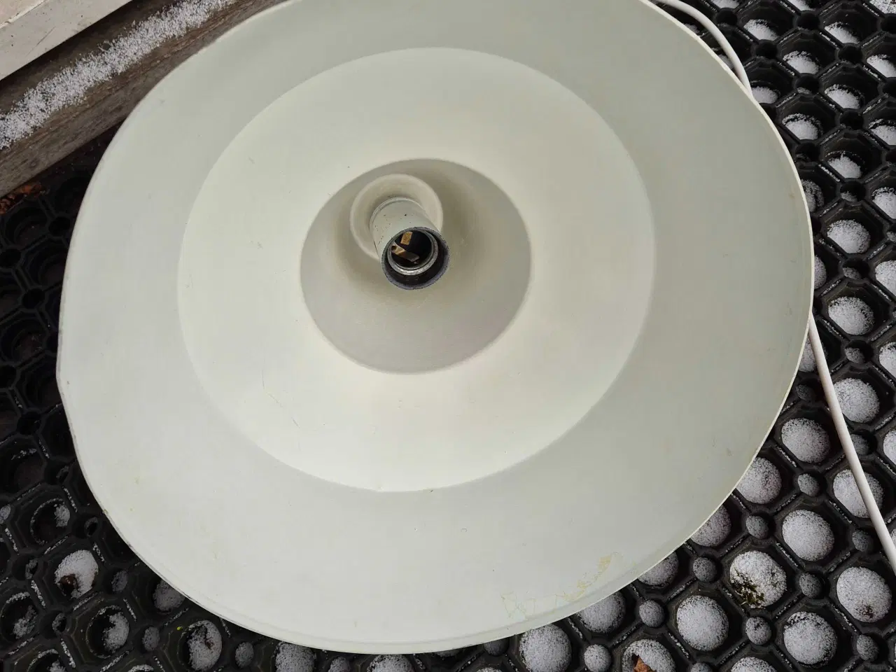 Billede 9 - Herlig gul værkstedspendel 