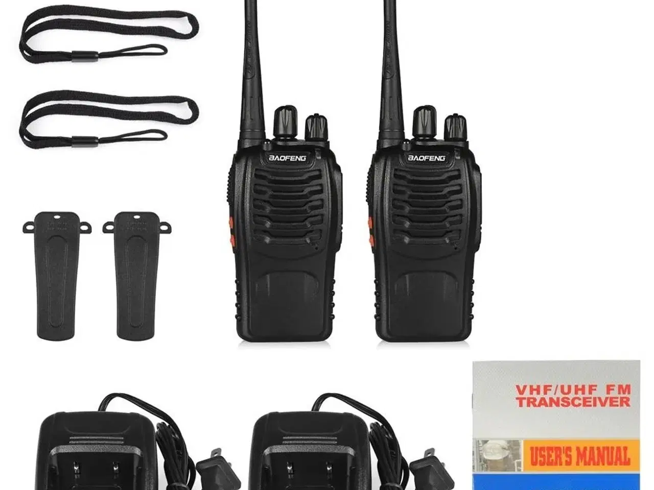 Billede 1 - NY! 2 x Baofeng 888S Radio / Walkie Talkie