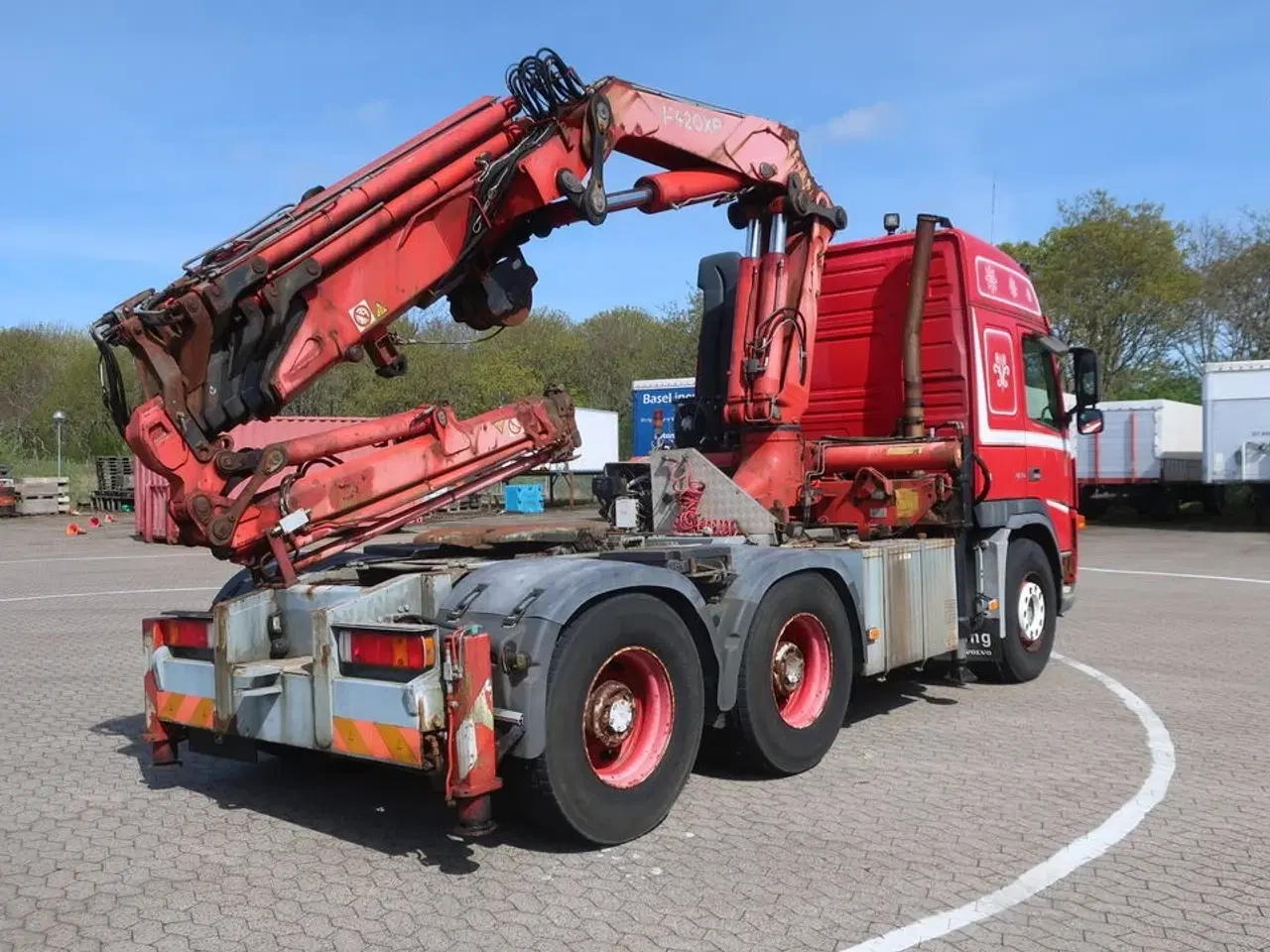 Billede 5 - Lastbil m. kran VOLVO FM12